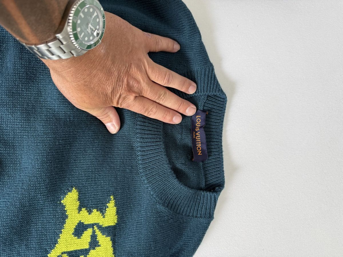 Pulls & Sweat-shirts: Louis Vuitton Pullover Strickpullover Herren Grösse M Winter – D'occasion à Freidorf TG par PiccadillyLine 1